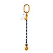 STARKE Chain Sling, 5/16in, G80, Grab Hook, with Chain Adjuster, 5 ft SCSG80516-1LGA-5